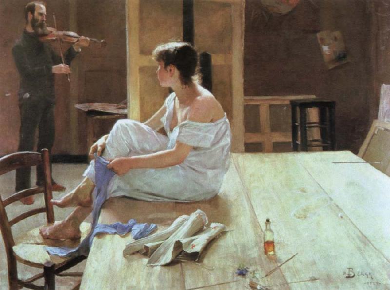 Richard Bergh after the pose